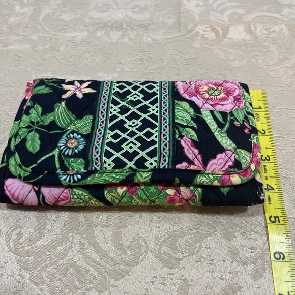 Vera Bradley Black and Pink Floral Clutch - Picture 16 of 16
